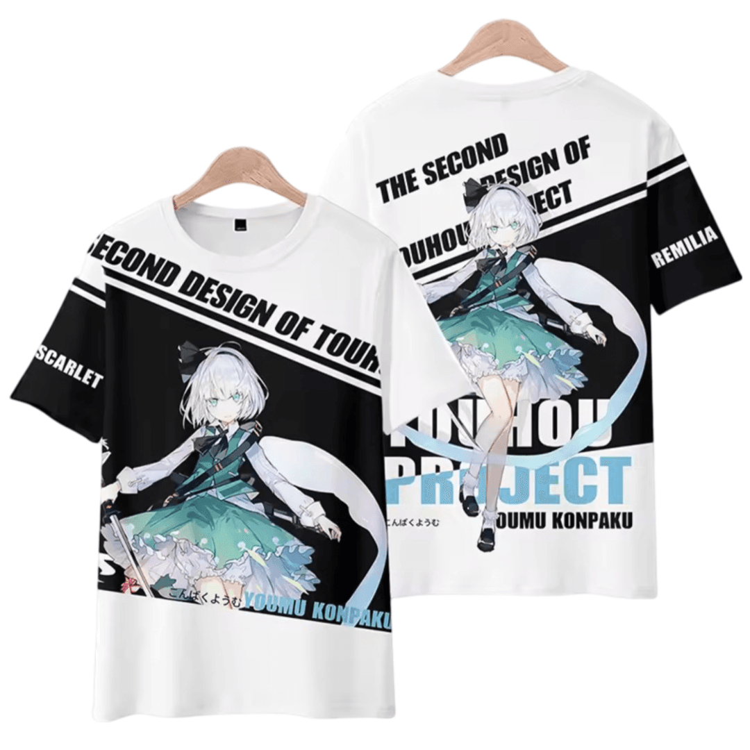 Anime Touhou Project Youmu Konpaku T-Shirt