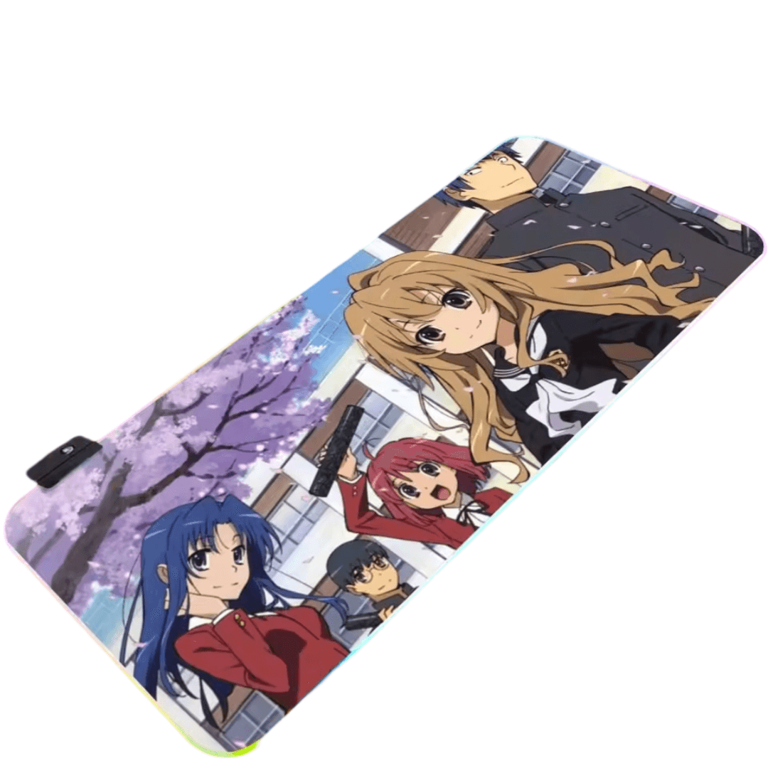 Anime Toradora! Taiga Aisaka With Friends LED Mouse Pad