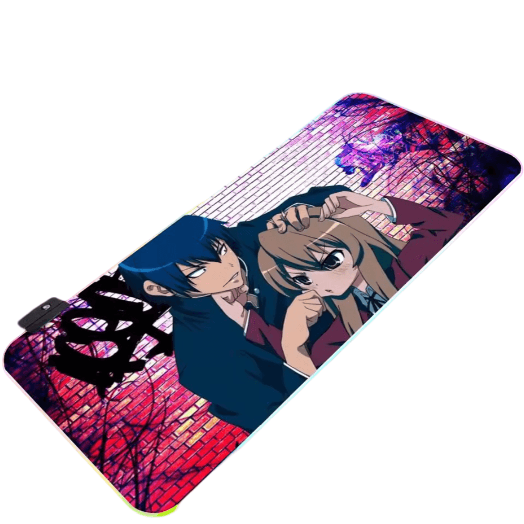 Anime Toradora! Taiga Aisaka And Ryuji Takasu LED Mouse Pad