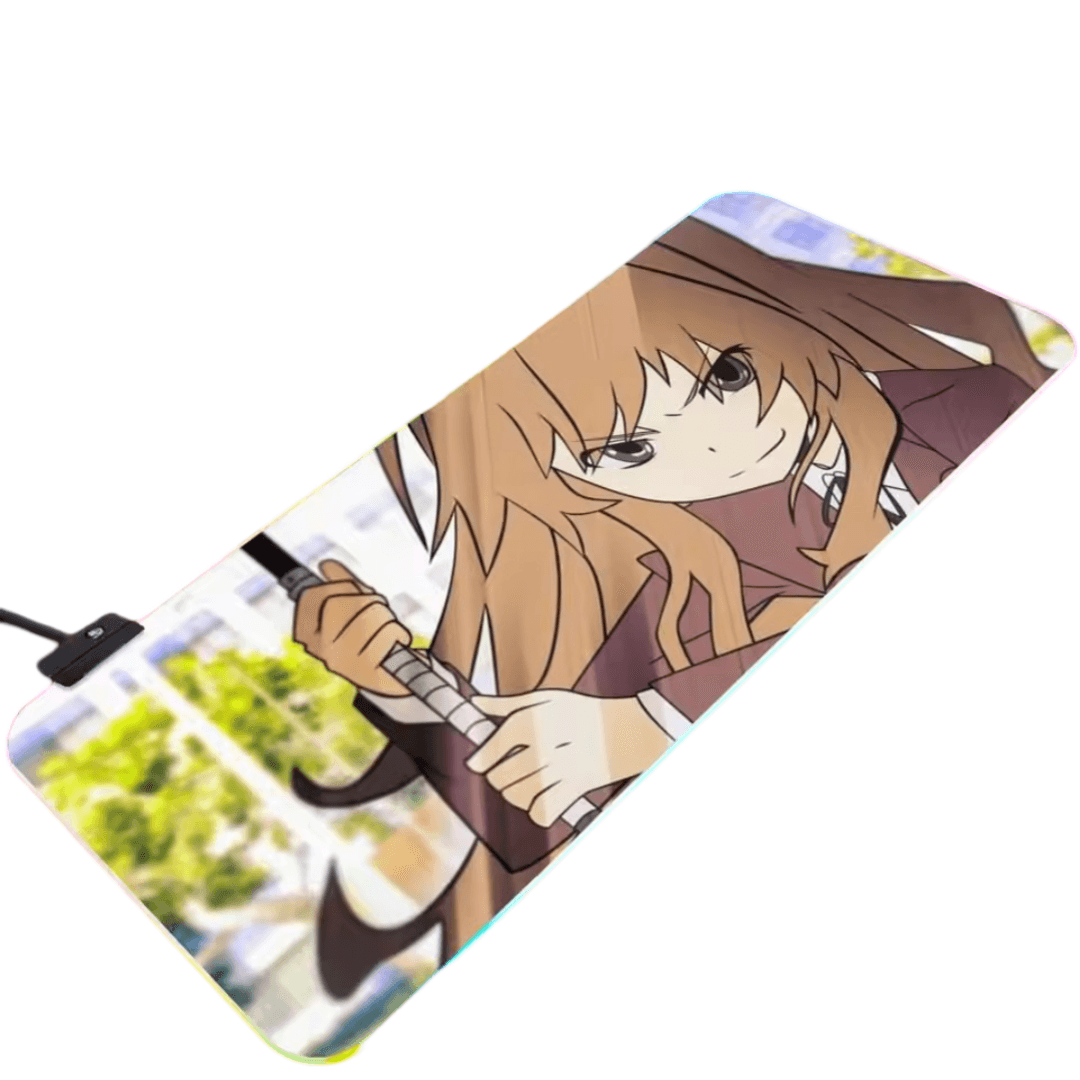 Anime Toradora! Taiga Aisaka Rubber LED Mouse Pad