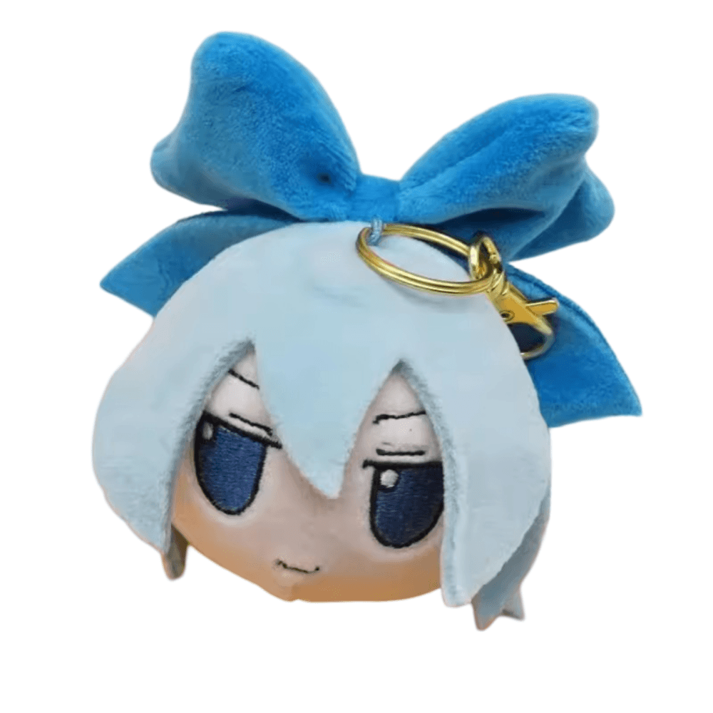 Anime Touhou Project Cirno Plush Keychain