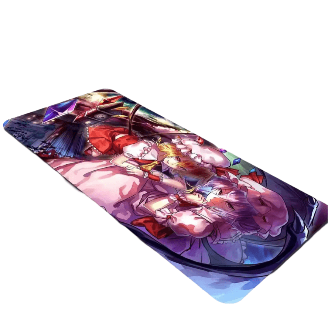 Anime Touhou Project Remilia Scarlet And Flandre Scarlet Mouse Pad