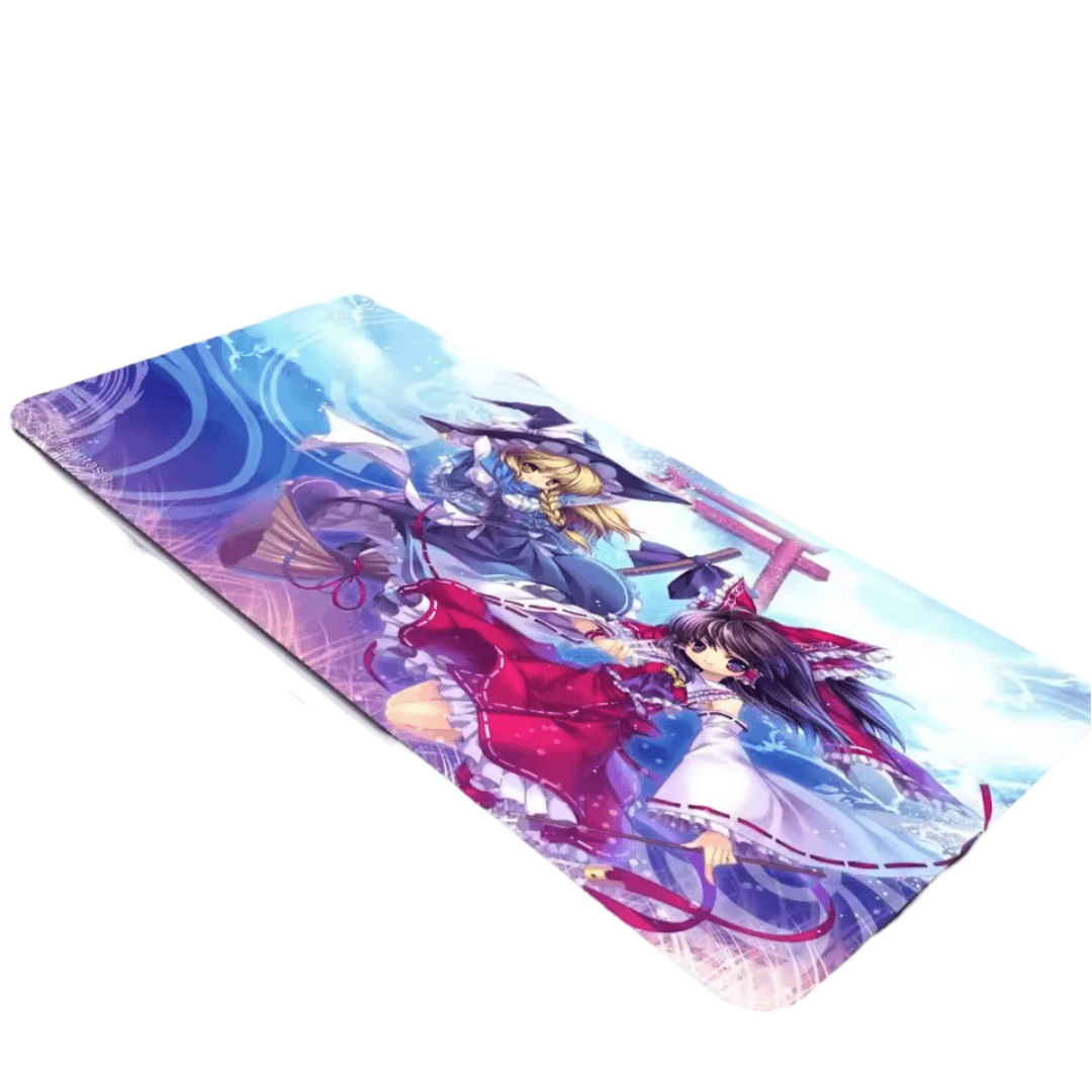 Touhou Project Anime Reimu Hakurei And Marisa Kirisame Mouse Pad