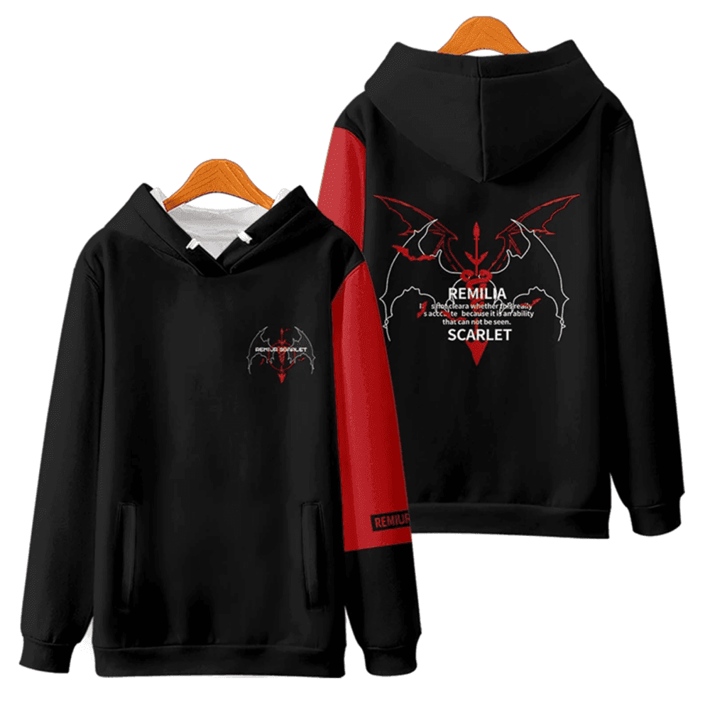 Anime Touhou Project Remilia Scarlet 3D Print Hoodie
