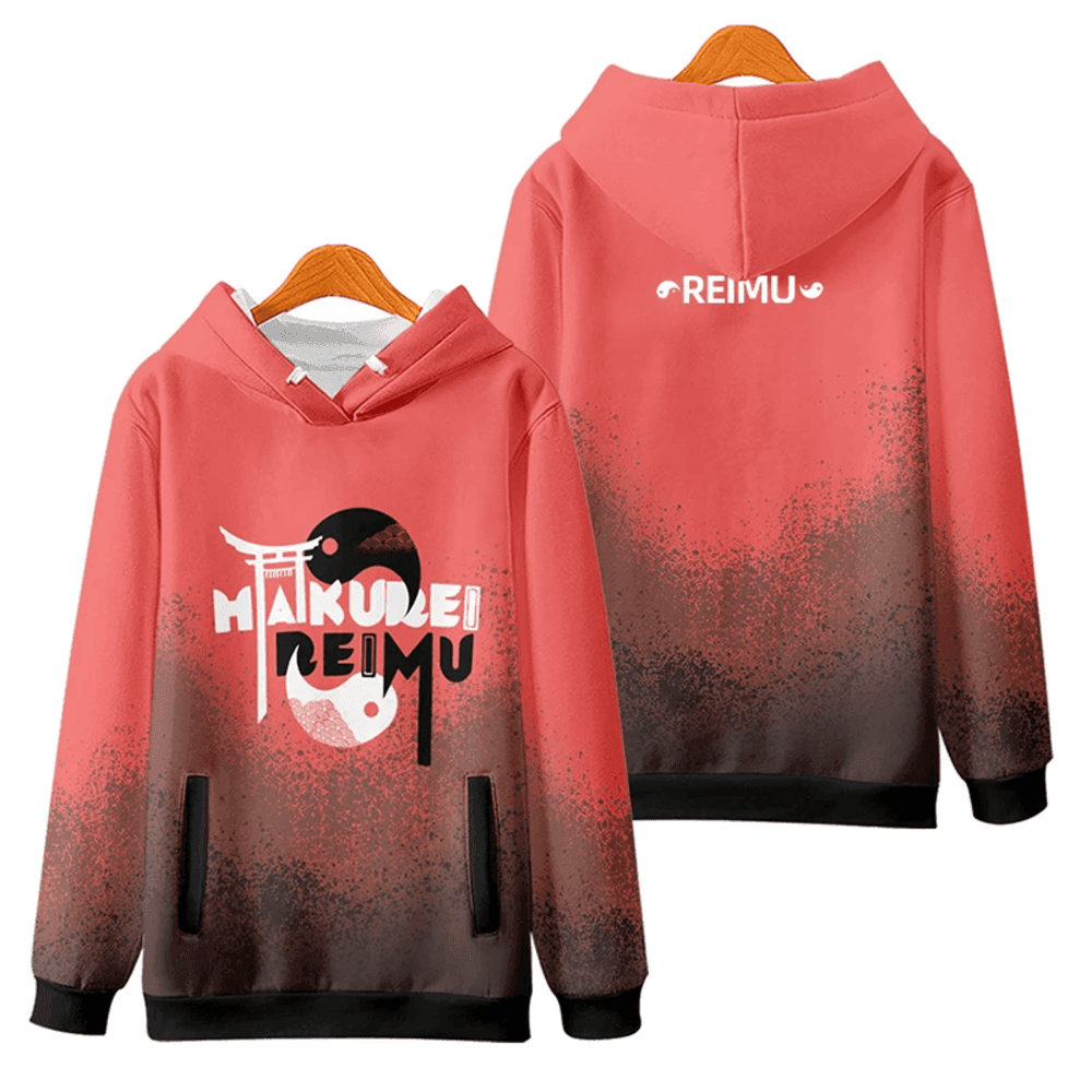 Touhou Project Hakurei Reimu Anime 3D Print Hoodie