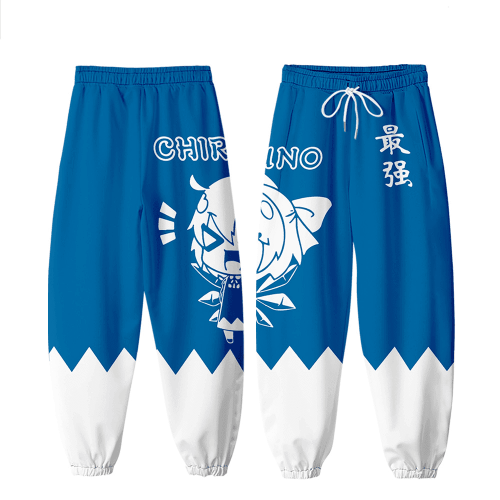 Anime Touhou Project Cirno 3D Print Jogger Pant