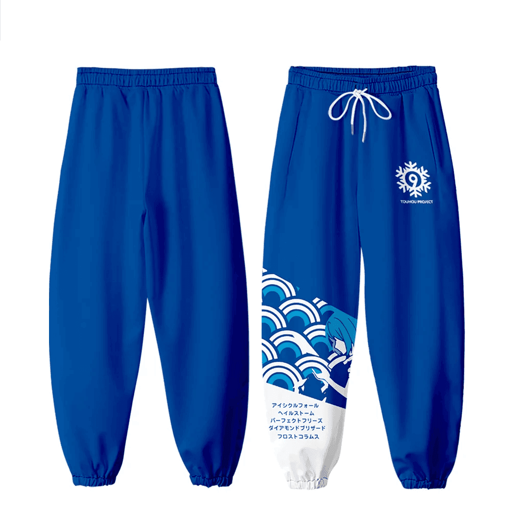 Touhou Project Anime Cirno 3D Print Jogger Pant