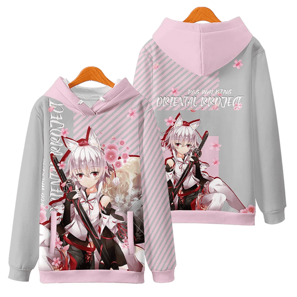 Anime Touhou Project Momiji Inubashiri 3D Printed Sweatshirt