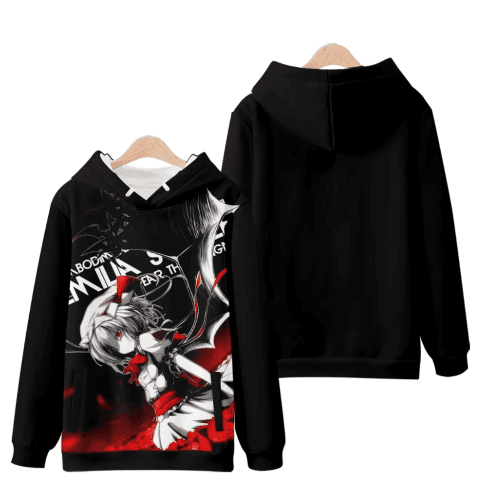 Anime Touhou Project Remilia Scarlet 3D Printed Sweatshirt