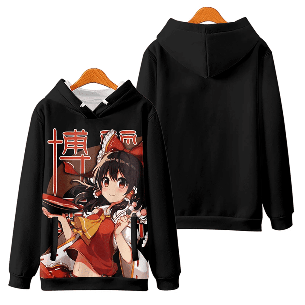Anime Touhou Project Reimu Hakurei 3D Printed Sweatshirt