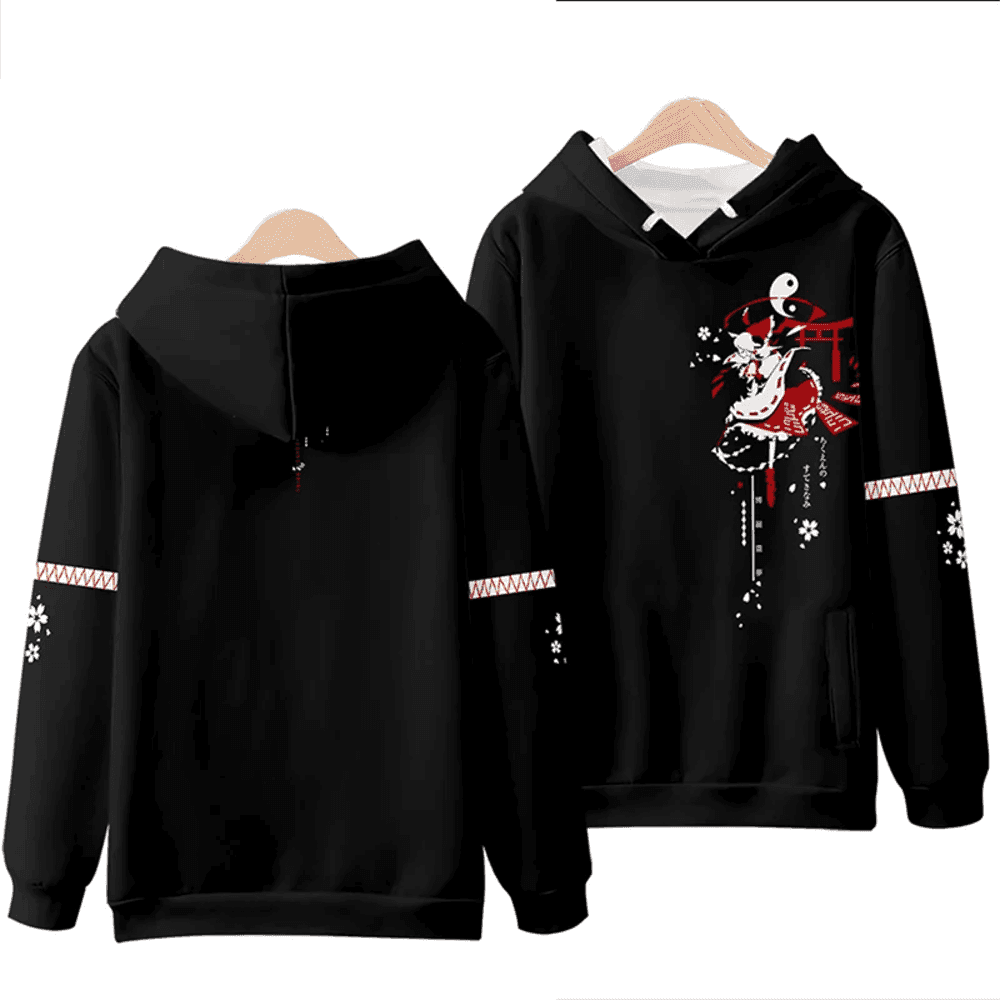 Touhou Project Anime Reimu Hakurei 3D Printed Sweatshirt