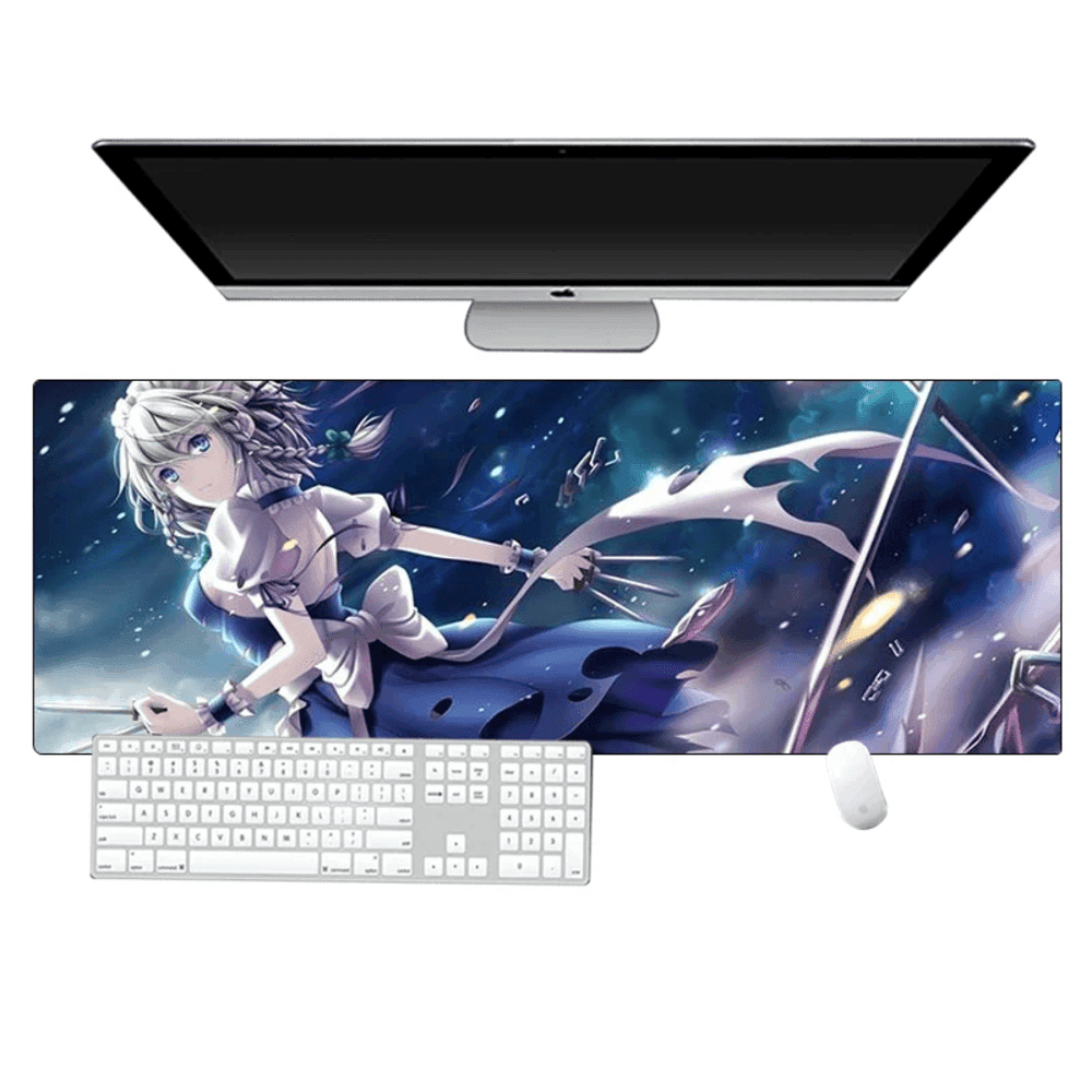 Touhou Project Anime Sakuya Izayoi Rubber Mouse Pad
