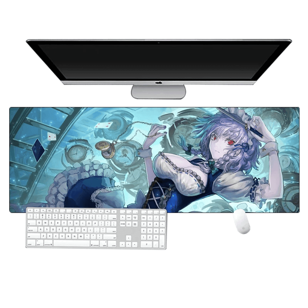 Anime Touhou Project Sakuya Izayoi Gaming Rubber Mouse Pad