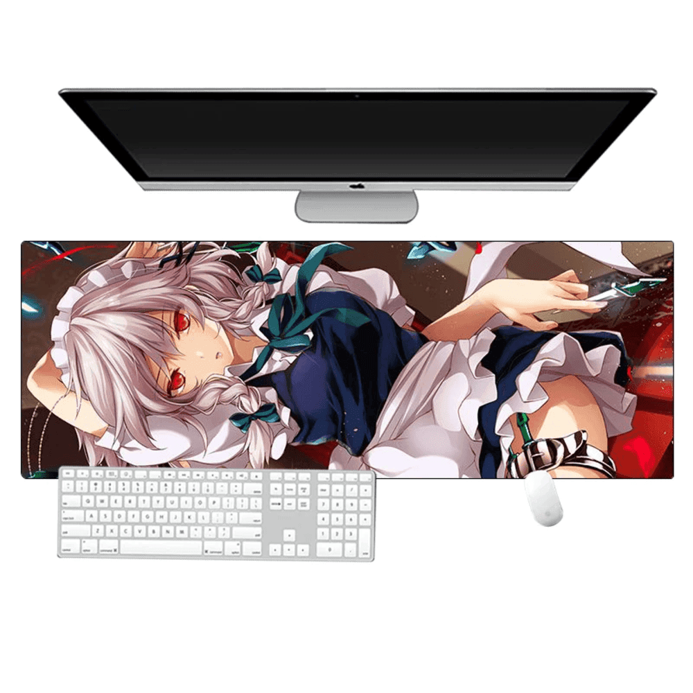 Touhou Project Sakuya Izayoi Gaming Anime Mouse Pad