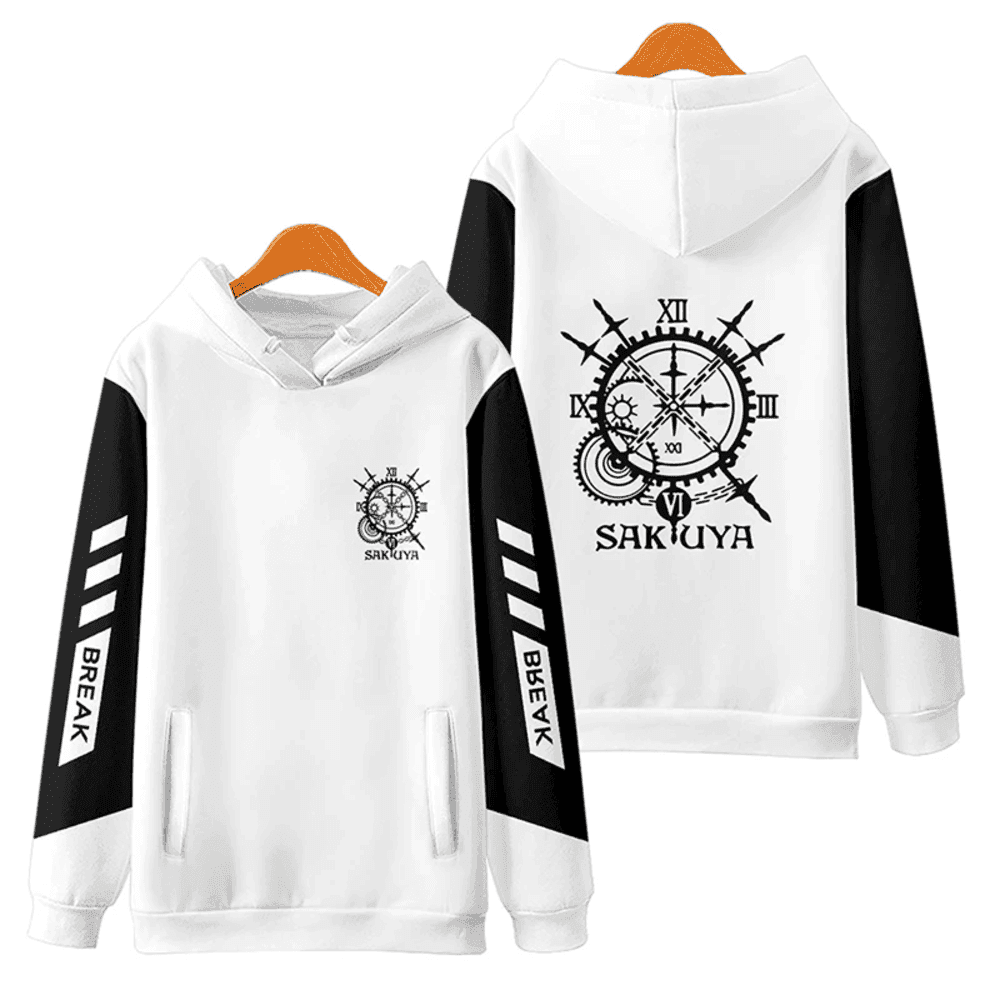 Anime Touhou Project Sakuya Izayoi Casual Hoodie