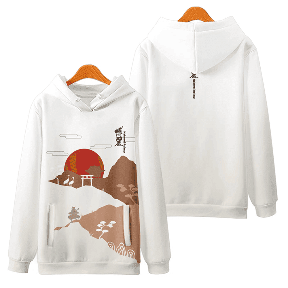 Touhou Project Anime Reimu Hakurei 3D Printed Hoodie