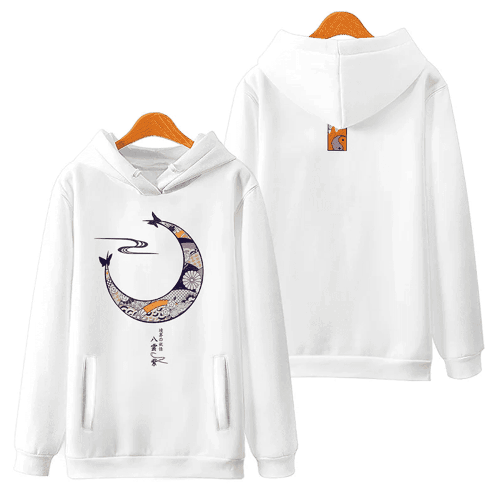 Touhou Project Anime Symbol Printed Hoodie