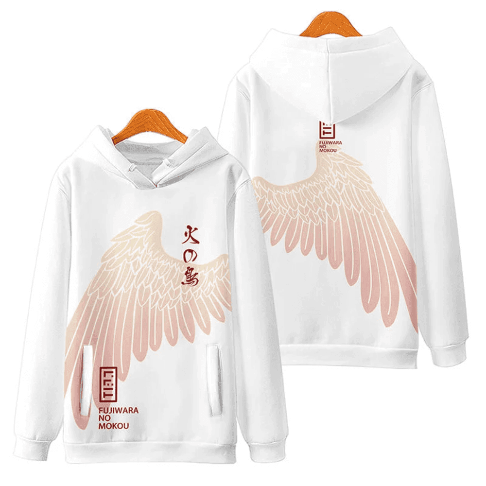 Touhou Project Fujiwara No Mokou Anime Hoodie
