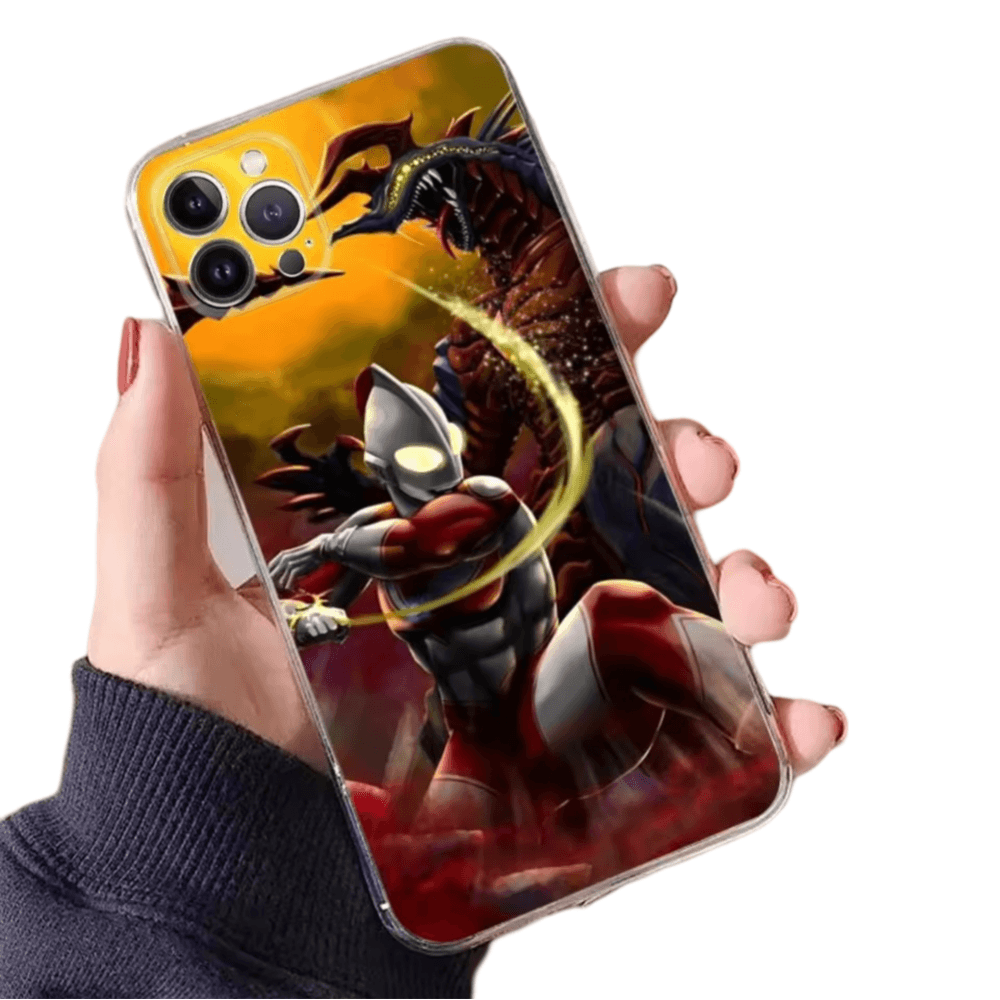Ultraman Anime Character Phone Case For iPhone