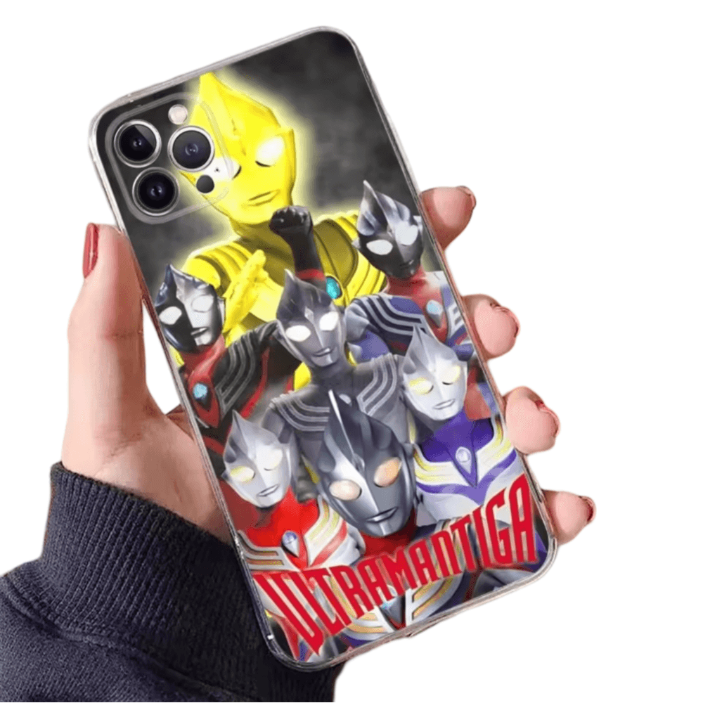 Anime Ultraman Character Phone Case For iPhone