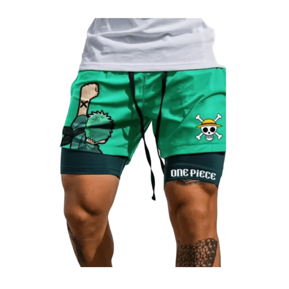 Anime One Piece 3D Print Roronoa Zoro Shorts