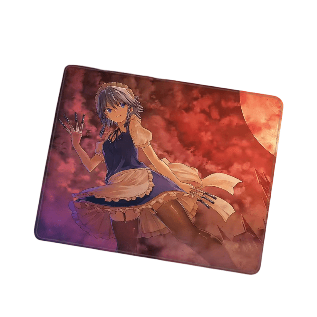 Anime Touhou Project Sakuya Izayoi Gaming Mouse Pad