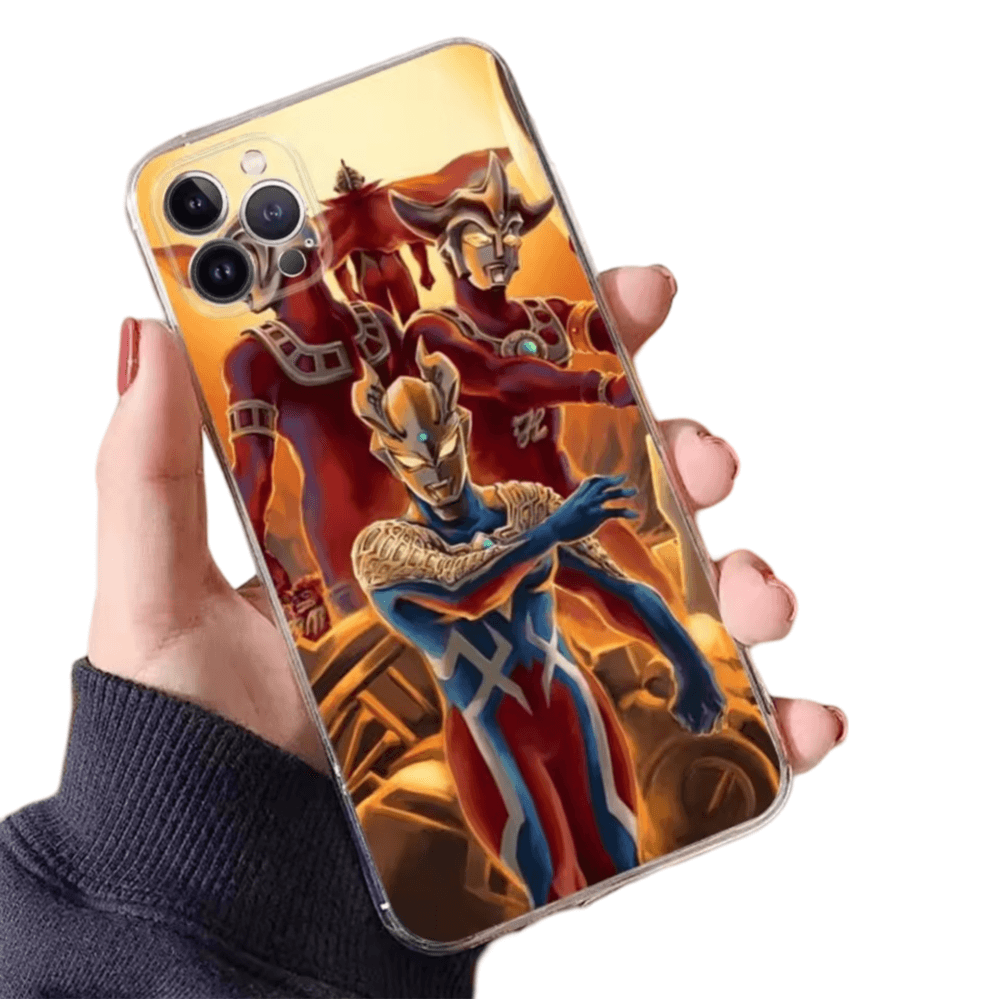 Anime Ultraman Zero Phone Case For iPhone