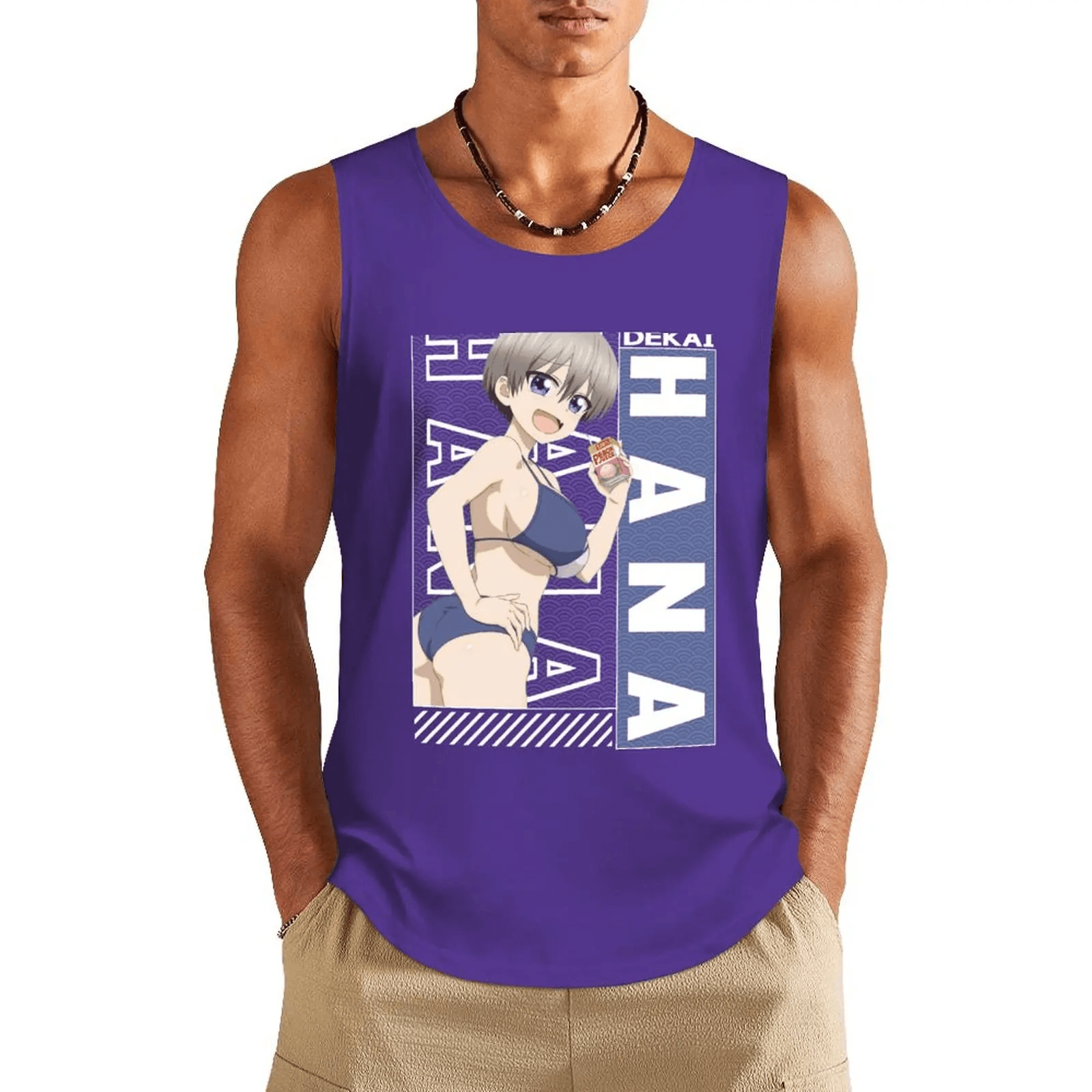 Anime Uzaki-Chan Wants To Hang Out! Hana Uzaki Sleeveless Tank Top — detail 1