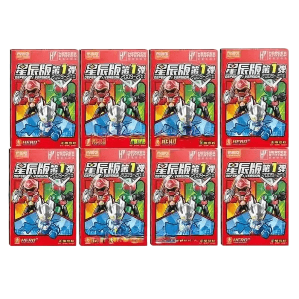 8Pcs Anime Ultraman Action Figure Toy