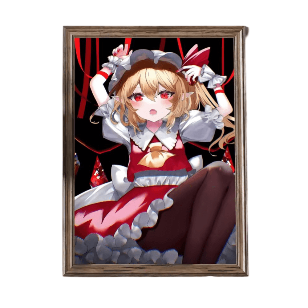 Touhou Project Flandre Scarlet Anime Print Wall Art Poster