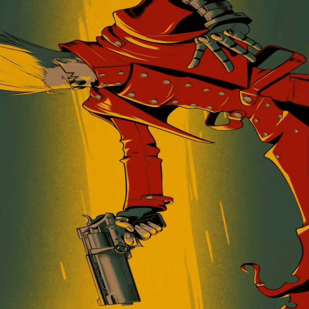 Anime Trigun Vash Painting Wall Art