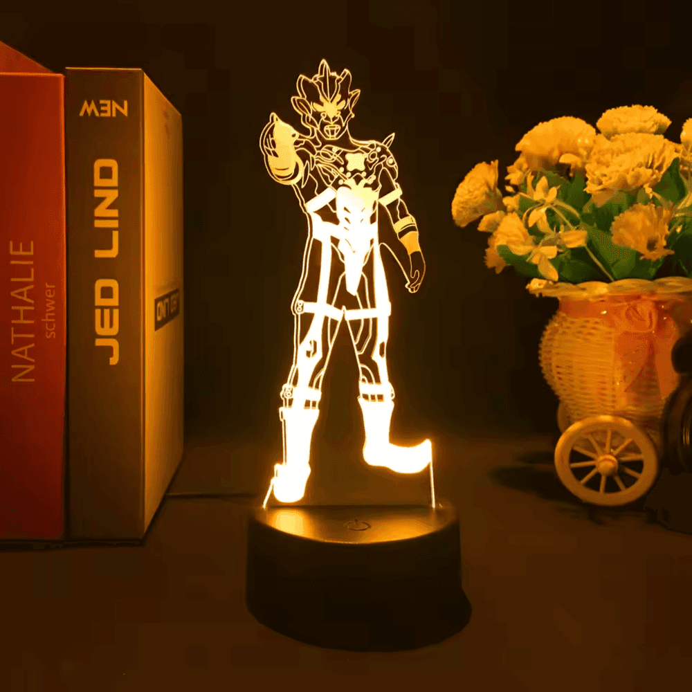 Anime Ultraman Z LED Acrylic 3D Illusion Night Light