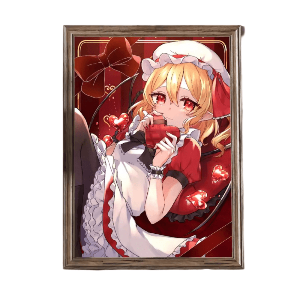 Touhou Project Flandre Scarlet Anime Printed Wall Art Poster