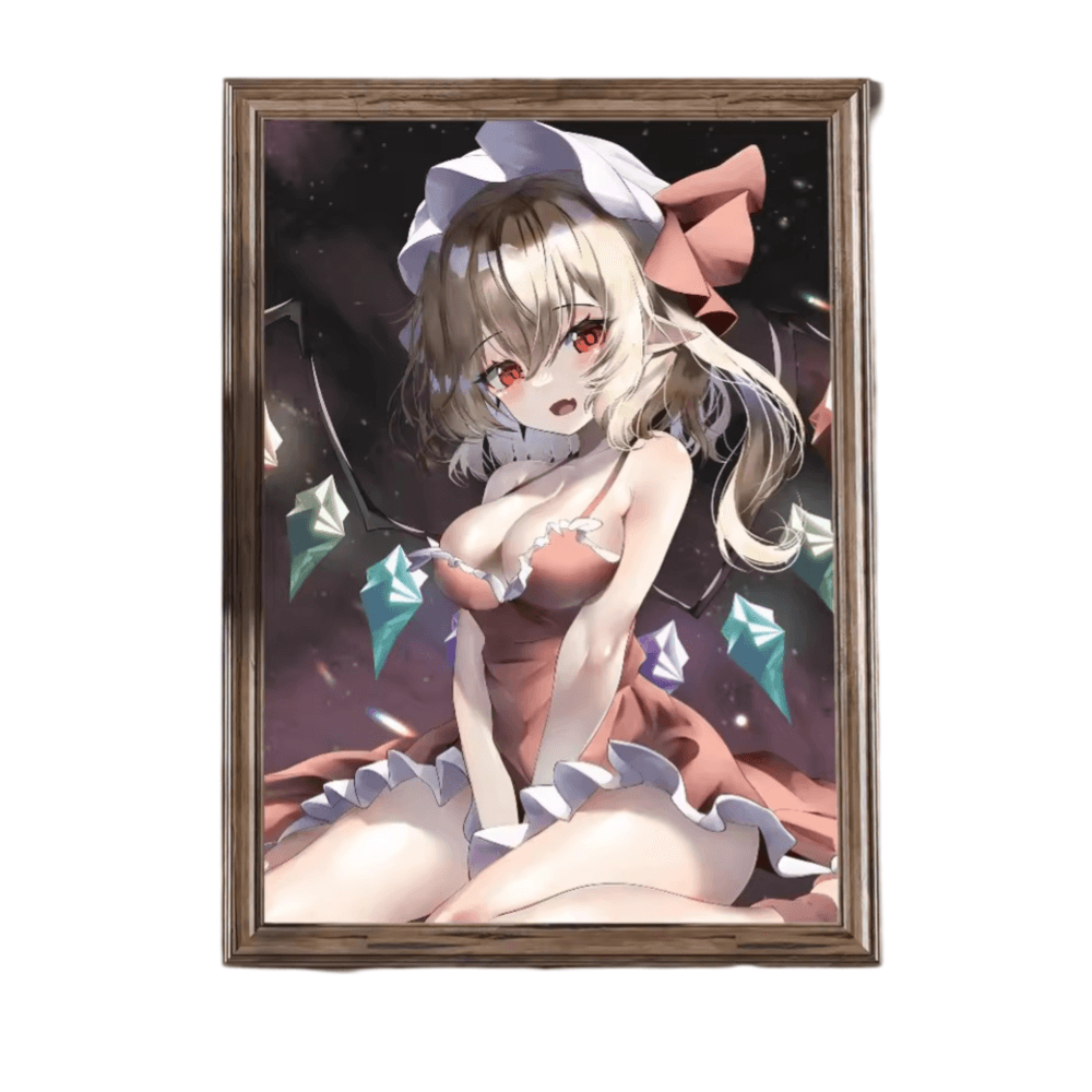 Anime Touhou Project Flandre Scarlet Printed Wall Art Poster