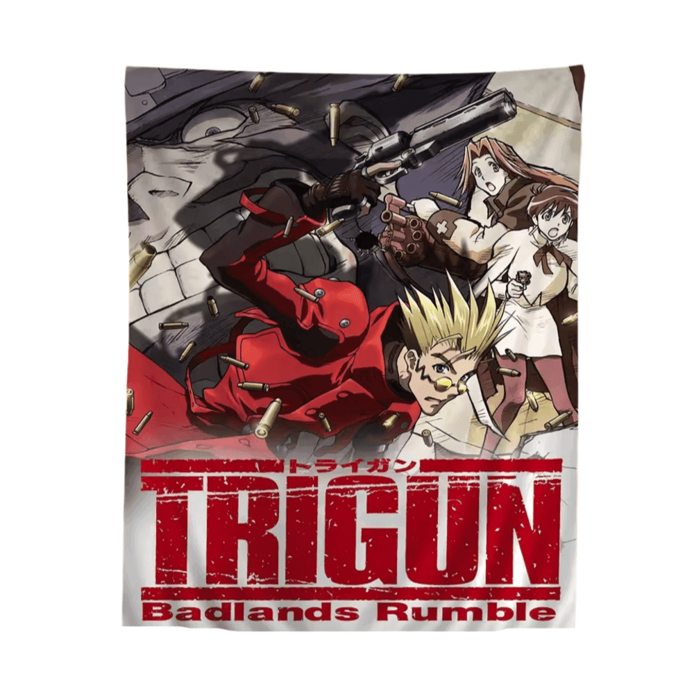 Trigun: Badlands Rumble Tapestry Hippie Anime Wall Art