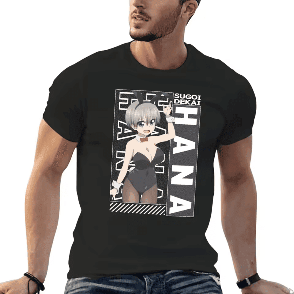 Anime Uzaki-Chan Wants To Hang Out! Hana Uzaki T-Shirt — detail 2