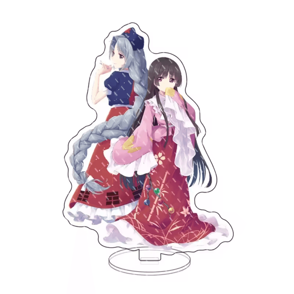 Anime Touhou Project Kaguya Houraisan And Eirin Yagokoro Acrylic Stand