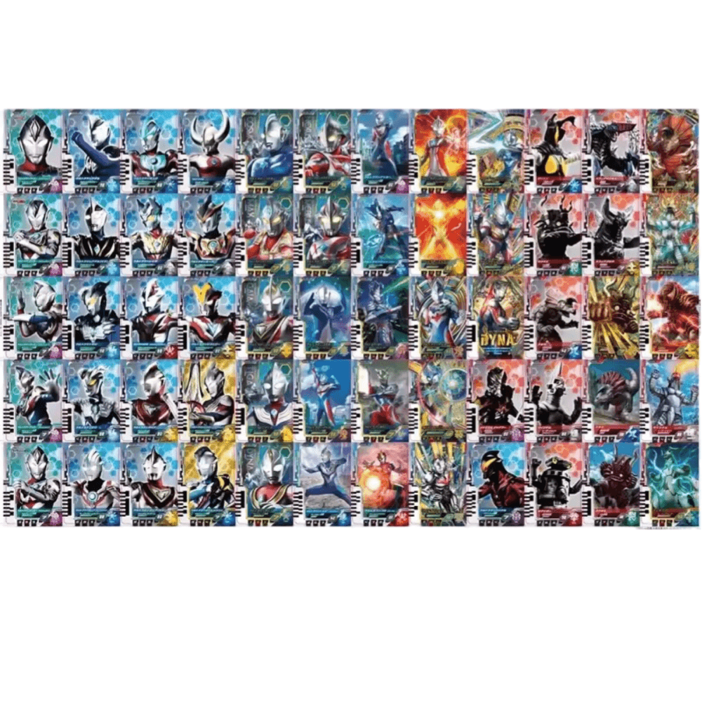 Anime Ultraman Character 60 Sheets Card