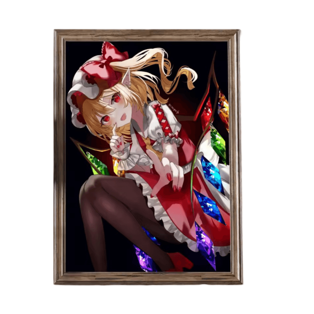 Anime Touhou Project Flandre Scarlet Wall Art Poster