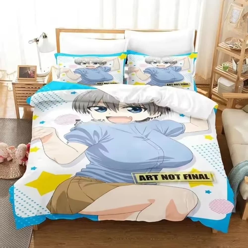 Anime Uzaki-Chan Wants To Hang Out! Bedding Set (Copy)