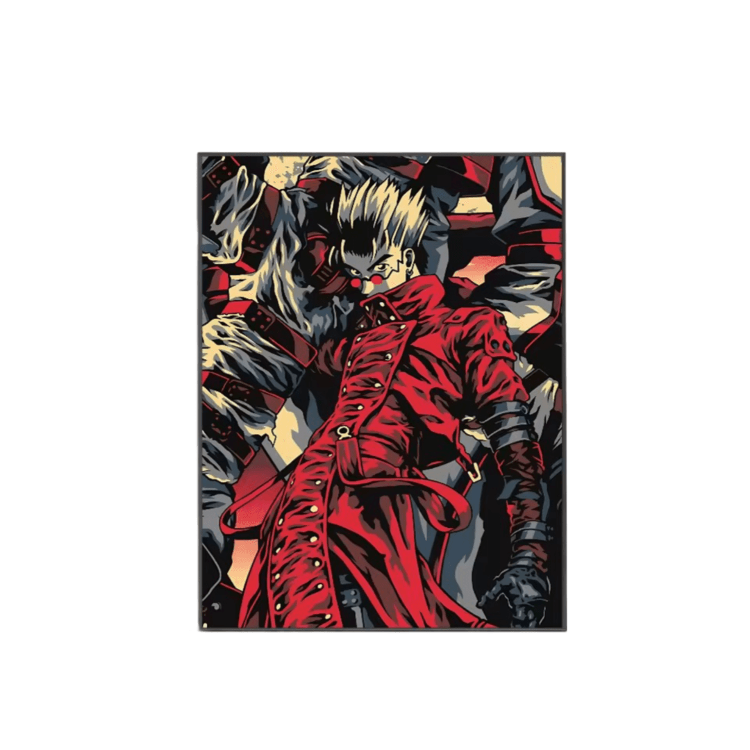 Anime Trigun Vash The Stampede Poster Wall Art