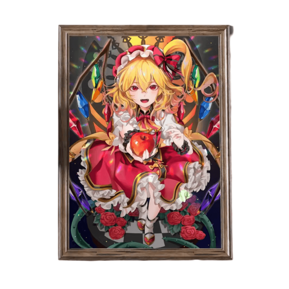 Anime Touhou Project Flandre Scarlet Wall Art Painting