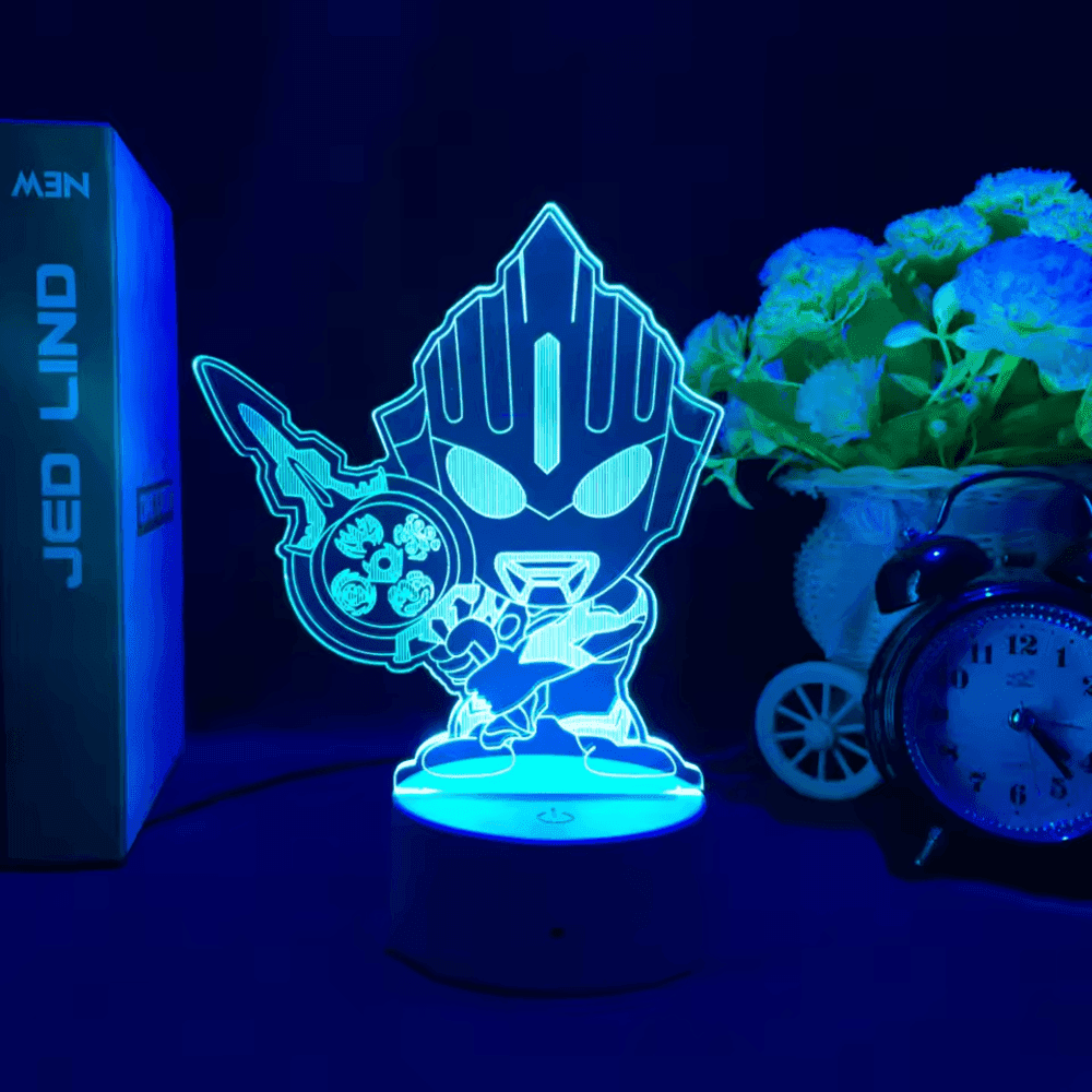 Ultraman Anime LED Acrylic 3D Illusion Night Light