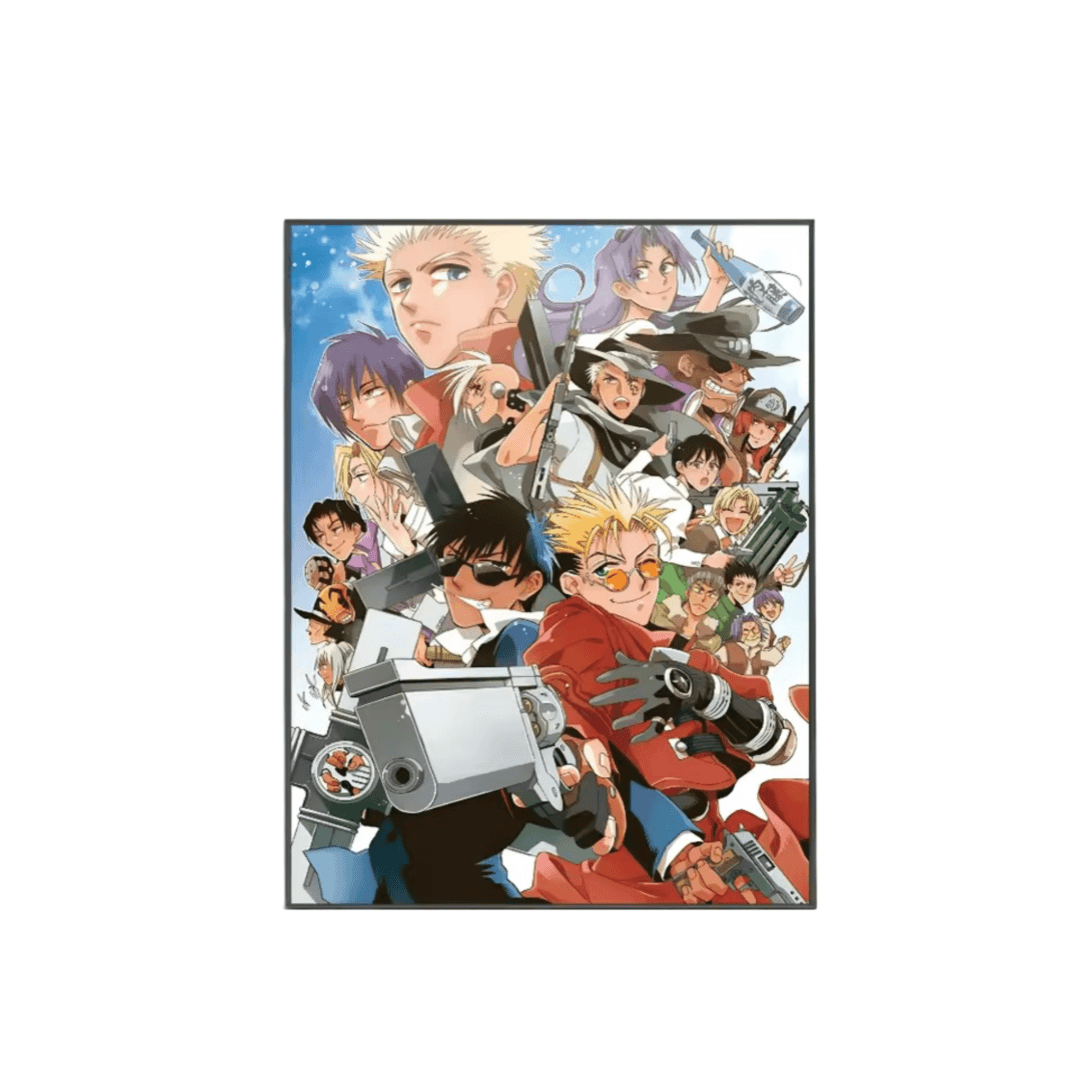 Anime Trigun Character Poster Wall Art