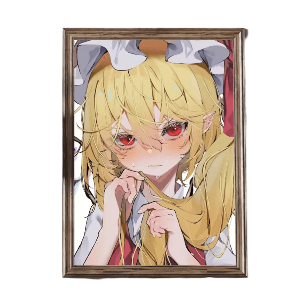 Touhou Project Flandre Anime Wall Art Poster