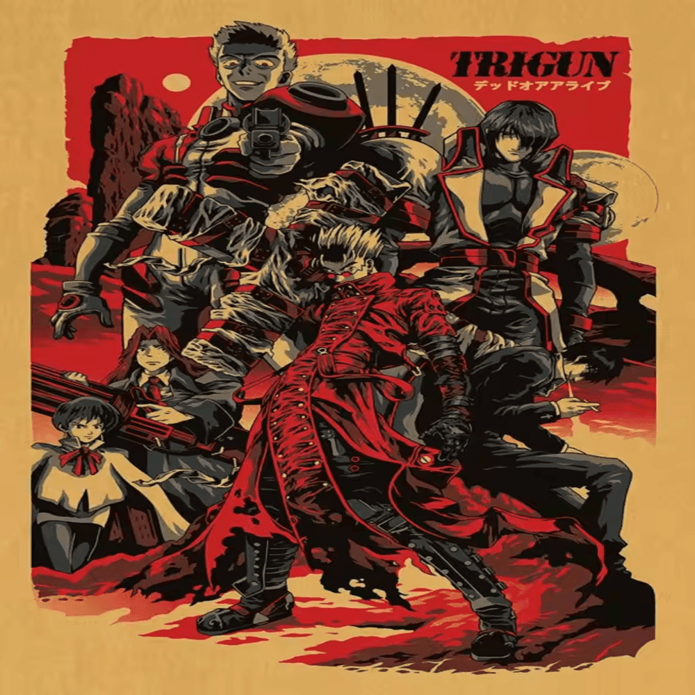 Trigun Anime Character Decoration Painting Wall Art