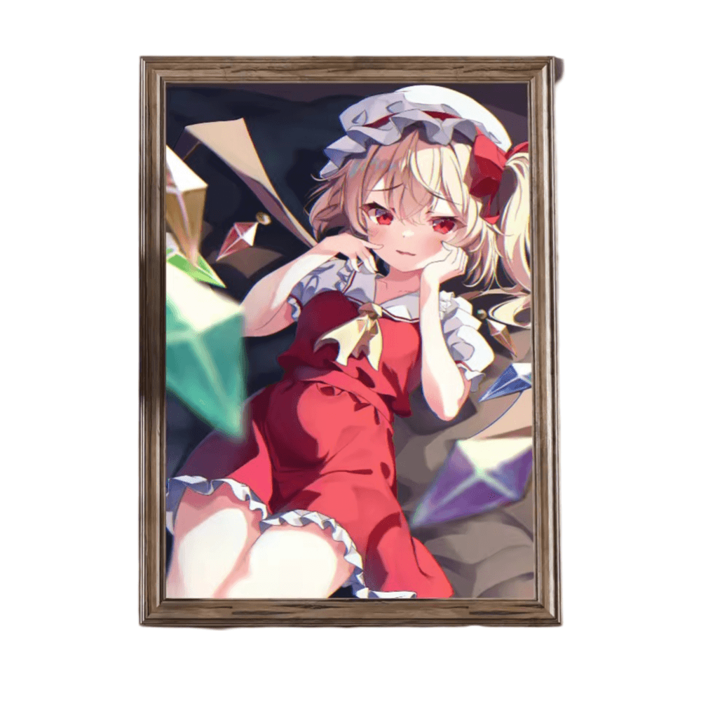 Touhou Project Anime Flandre Wall Art Poster