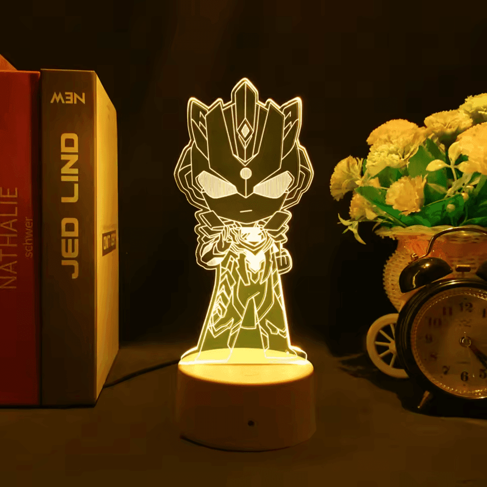 Ultraman Tiga LED Acrylic 3D Illusion Anime Night Light