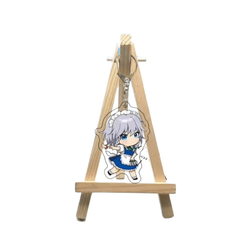 Anime Touhou Project Sakuya Izayoi Keychain Pendant