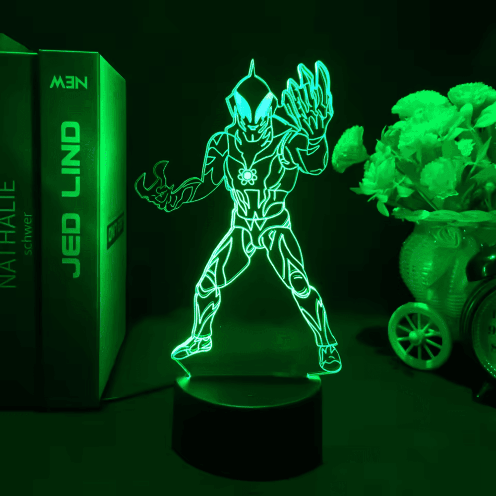 Anime Ultraman Noa LED Acrylic 3D Illusion Night Light